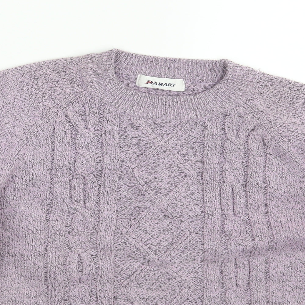 Damart Womens Purple   Pullover Jumper One Size