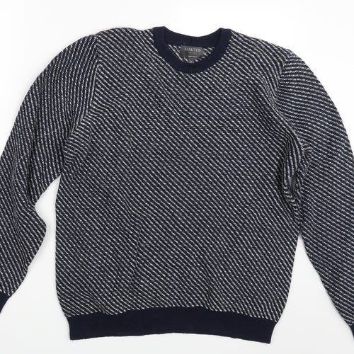 Limited  Edition  Mens Blue   Pullover Jumper Size XL