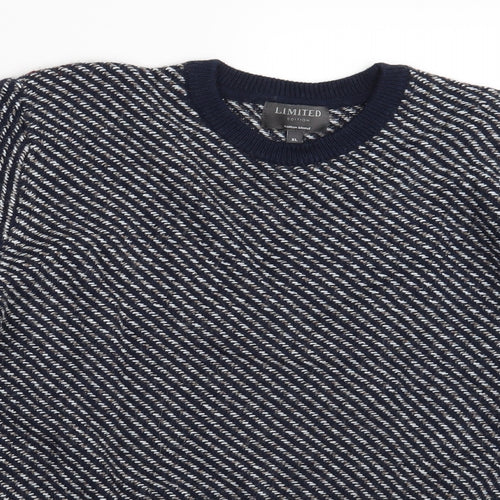 Limited  Edition  Mens Blue   Pullover Jumper Size XL