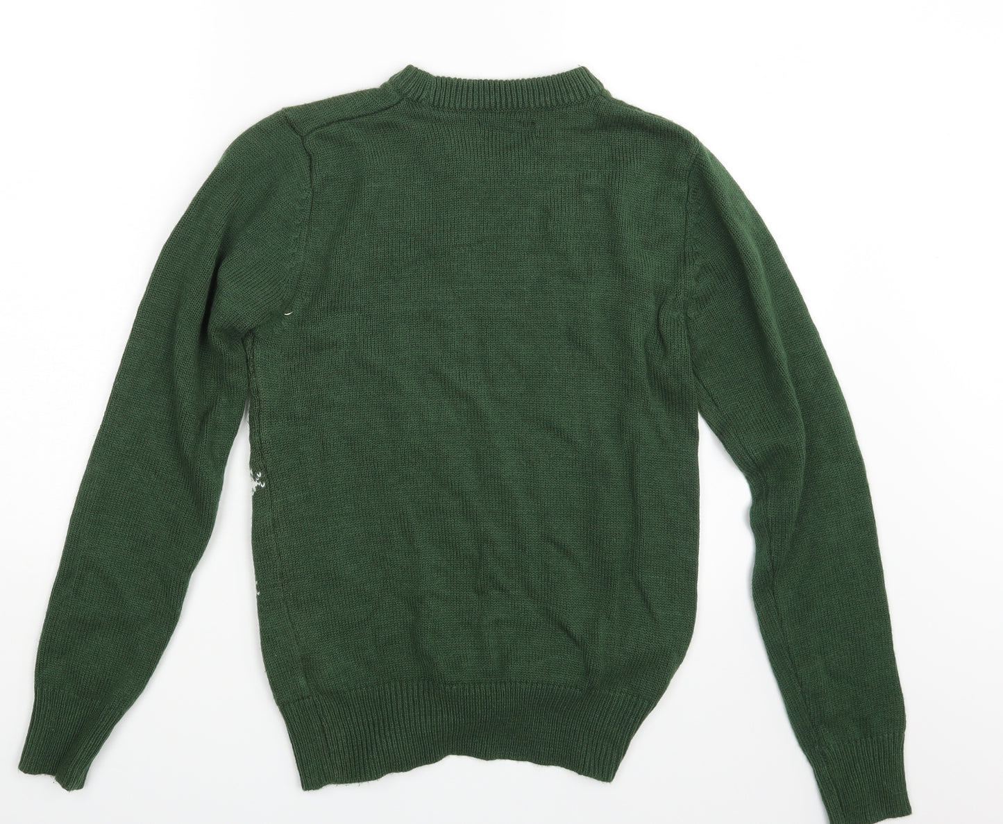 Christmas Mens Green   Pullover Jumper Size XS  - Christmas Jumper