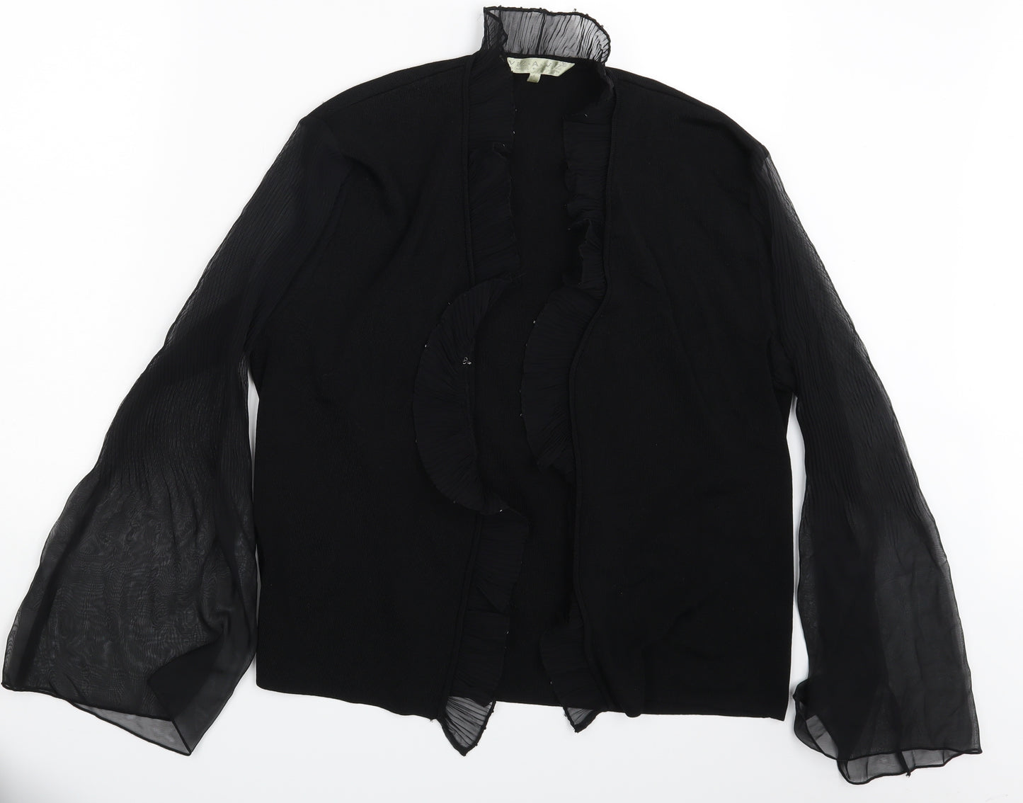 Viz-A-Viz Womens Black   Cardigan Jumper Size L