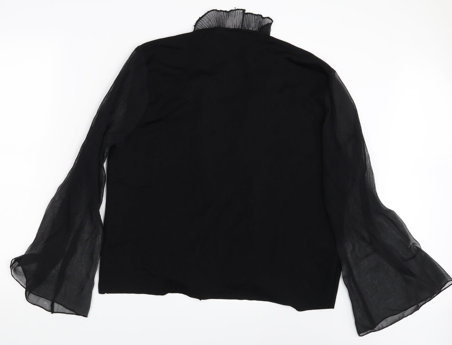 Viz-A-Viz Womens Black   Cardigan Jumper Size L