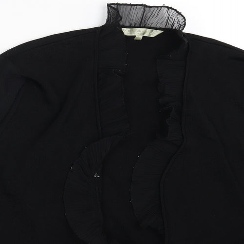 Viz-A-Viz Womens Black   Cardigan Jumper Size L
