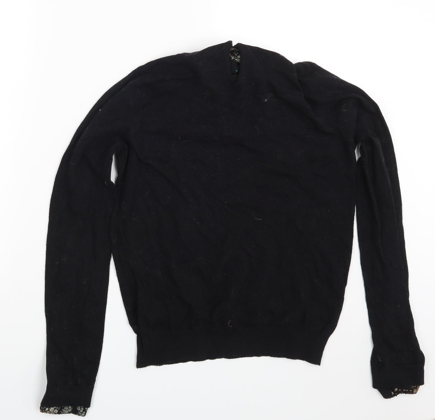 NEXT Womens Black   Pullover Sweatshirt Size 12