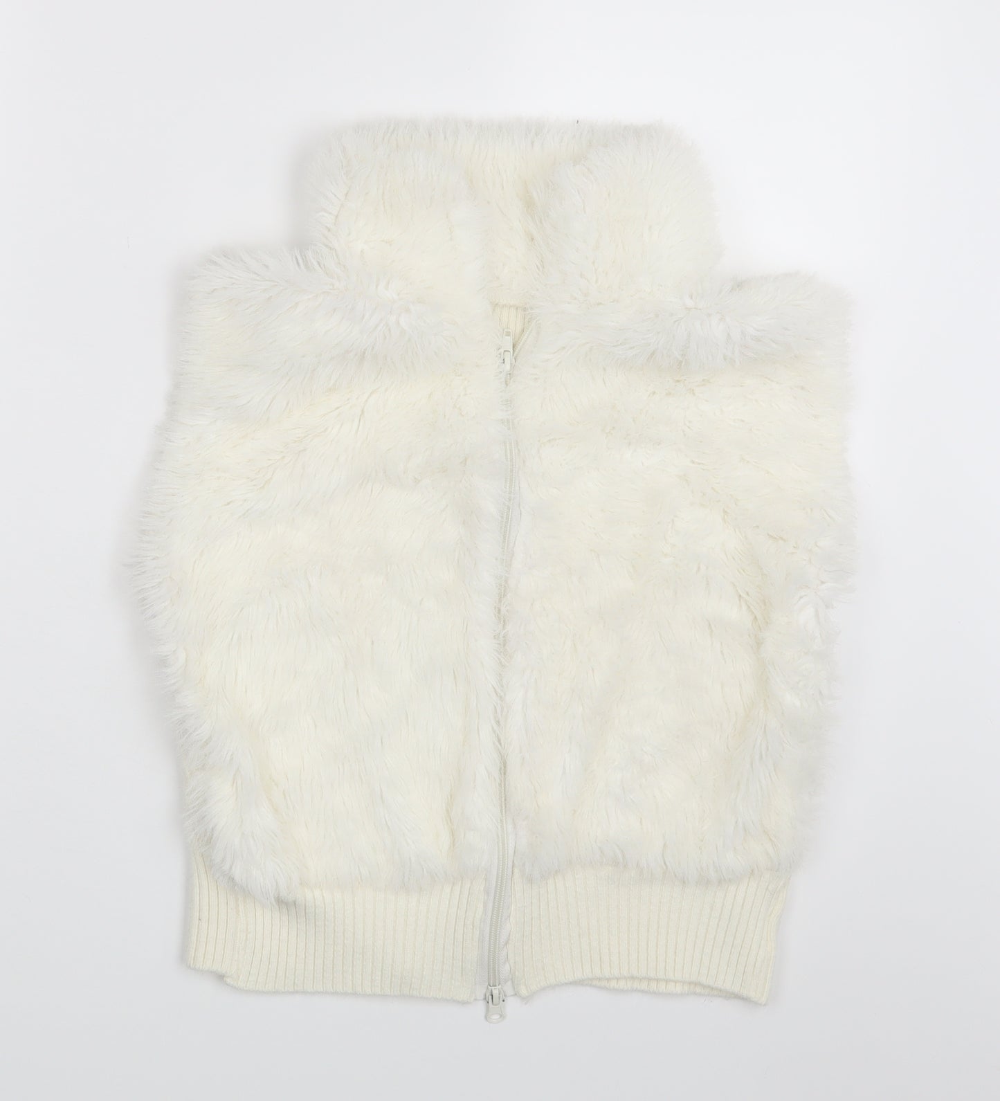 Preworn Womens Ivory   Gilet Jacket One Size