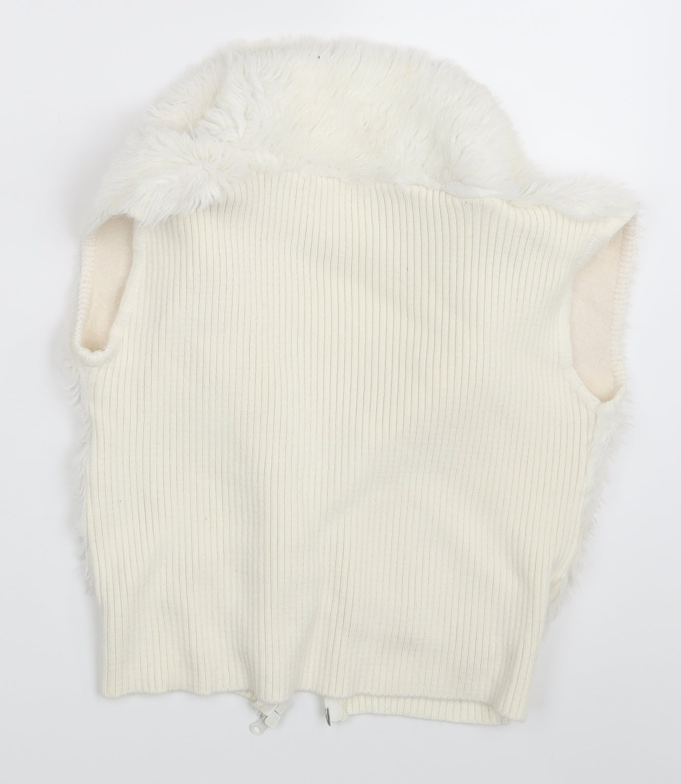 Preworn Womens Ivory   Gilet Jacket One Size