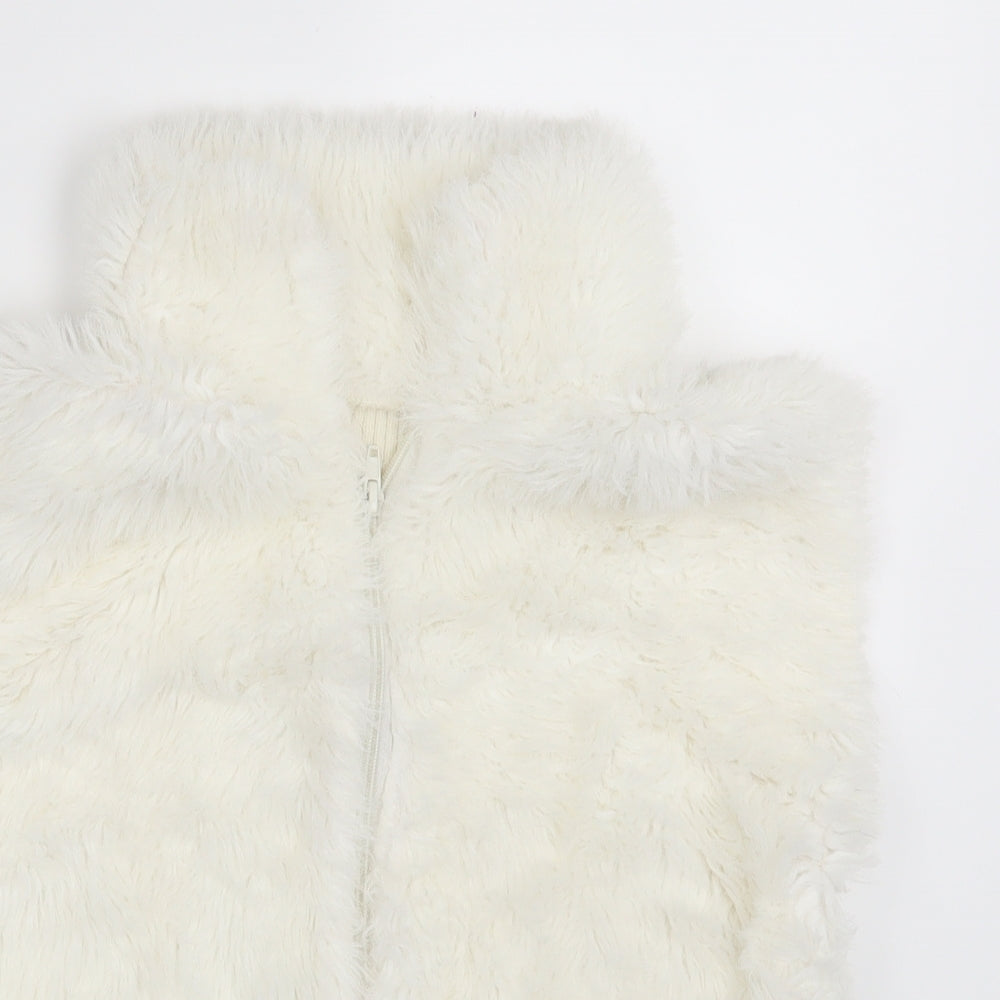 Preworn Womens Ivory   Gilet Jacket One Size