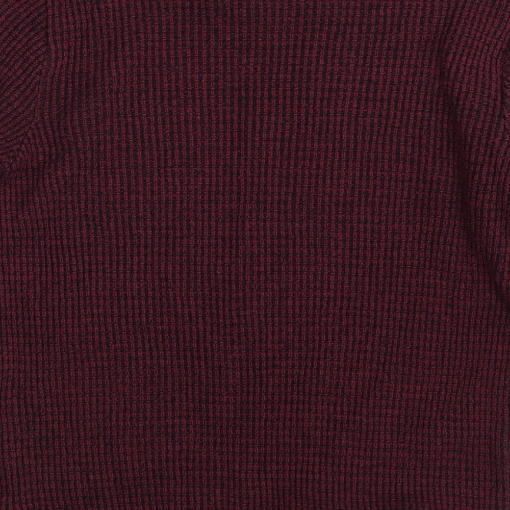 Topman Mens Purple   Cardigan Jumper Size L