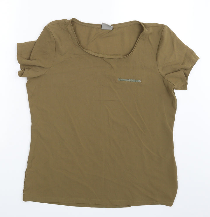Vera Moda Womens Green   Basic Blouse Size L