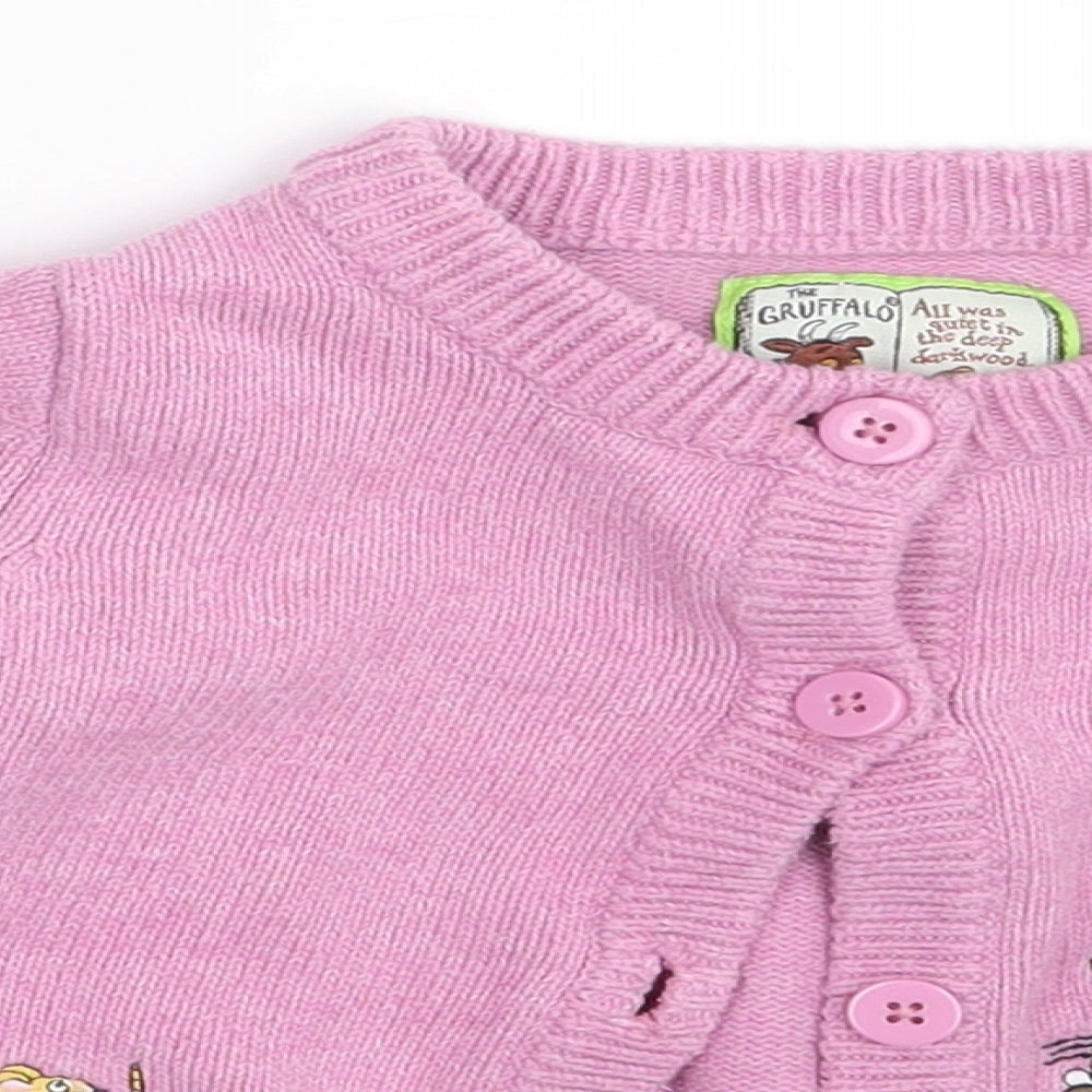 TU Girls Pink   Cardigan Jumper Size 12-18 Months