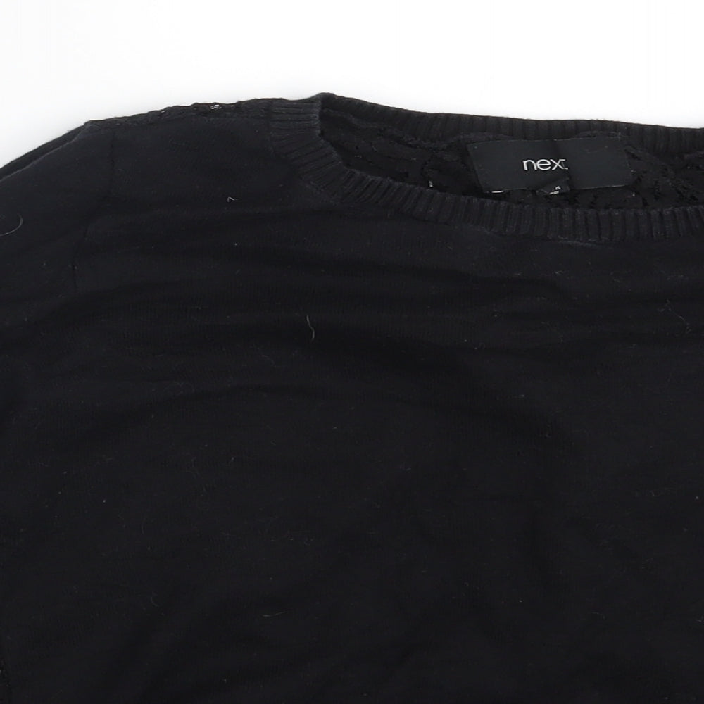 NEXT Womens Black   Pullover Jumper Size 8