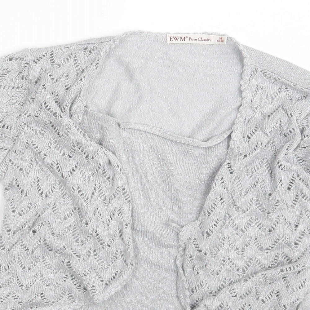 EWM Pure Classics Womens Grey   Pullover Sweatshirt Size 14