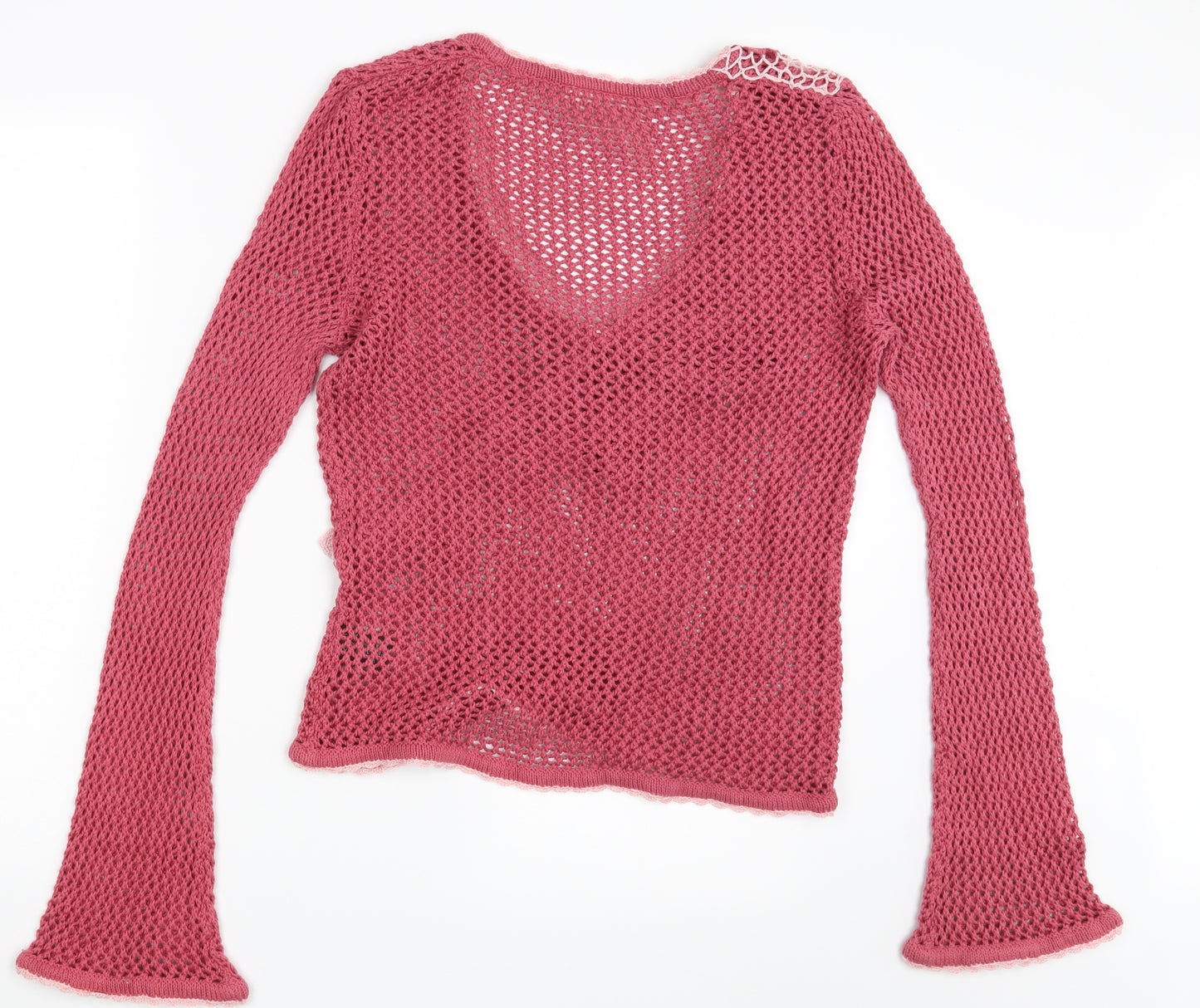 Kaleidescope Womens Pink Floral  Pullover Jumper Size 16