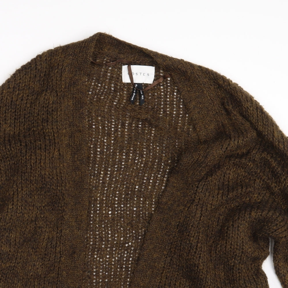 Costes Womens Brown   Cardigan Jumper Size M  - Size M-L