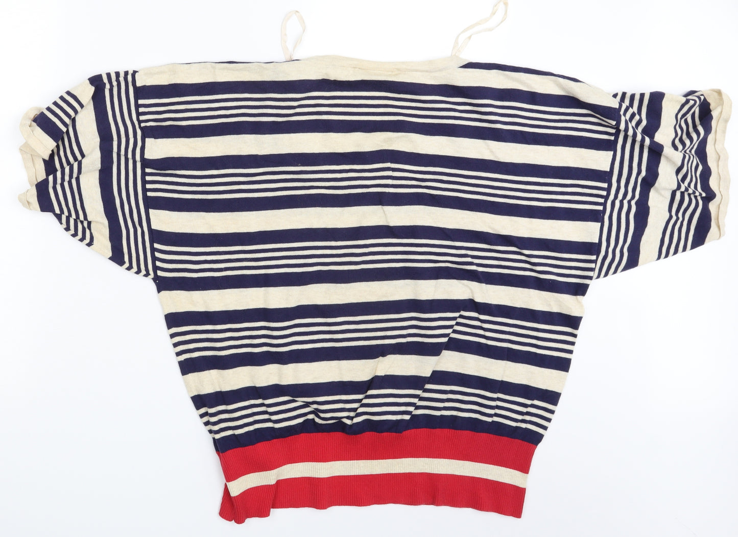 New Look Womens Multicoloured Striped  Pullover Sweatshirt Size 18