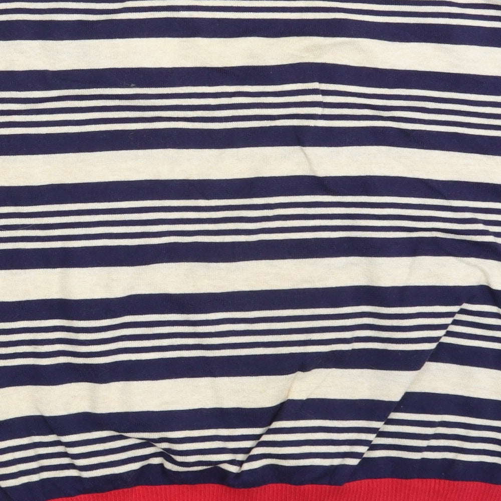 New Look Womens Multicoloured Striped  Pullover Sweatshirt Size 18