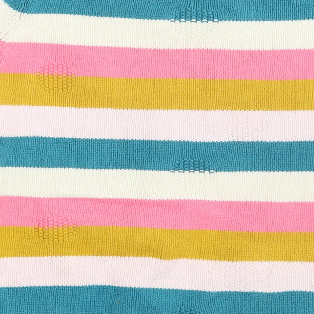 George Girls Multicoloured Striped  Pullover Jumper Size 2 Years  - Size 1-2Y