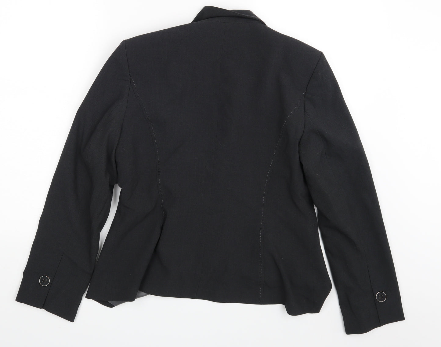 M&S Womens Grey   Jacket Blazer Size 14