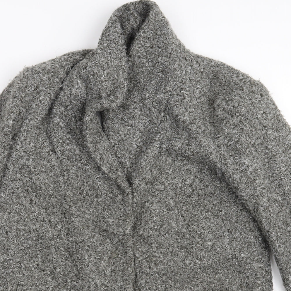 VILA Womens Grey   Overcoat Coat One Size