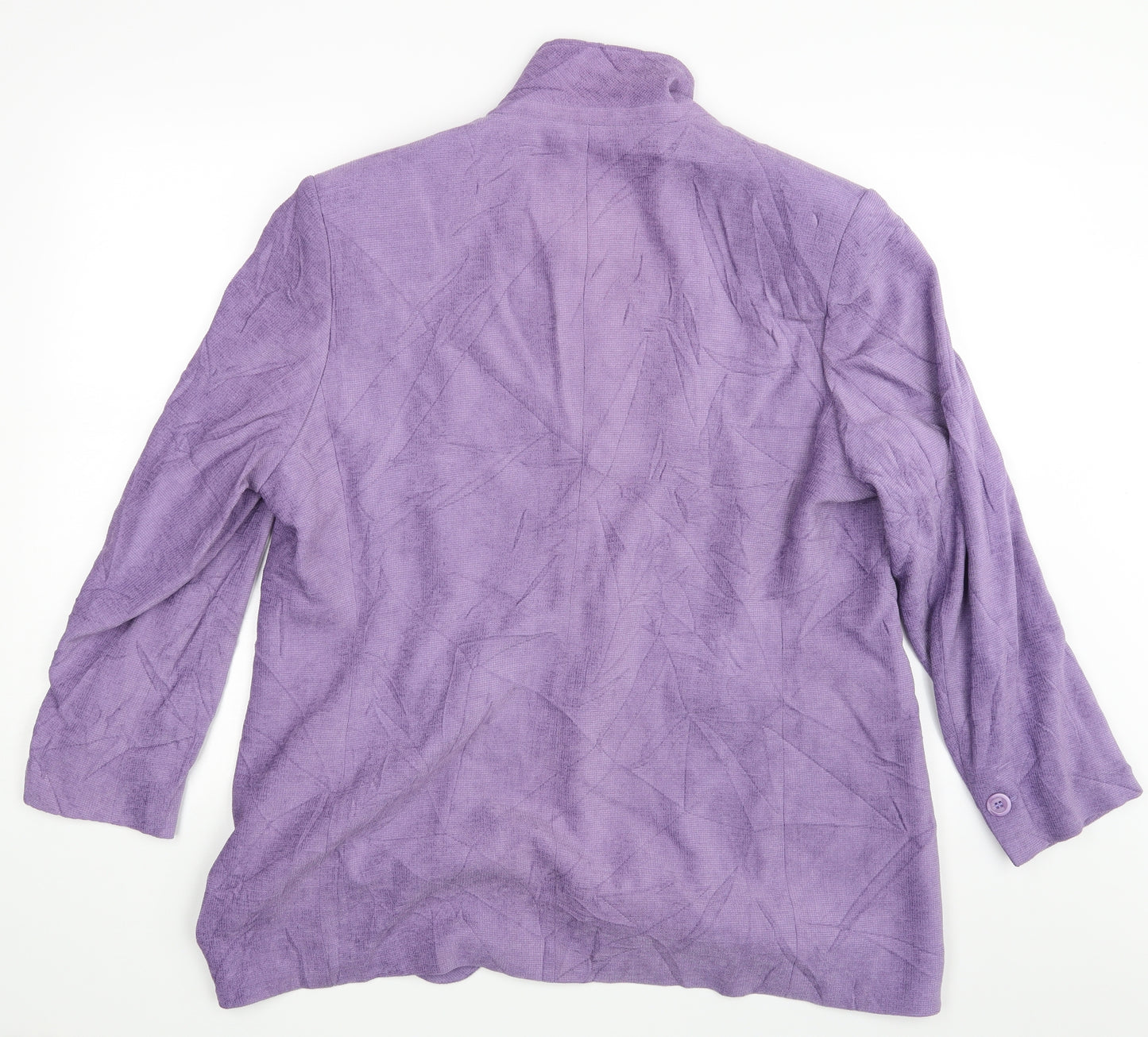 M&S Womens Purple   Jacket Blazer Size 20