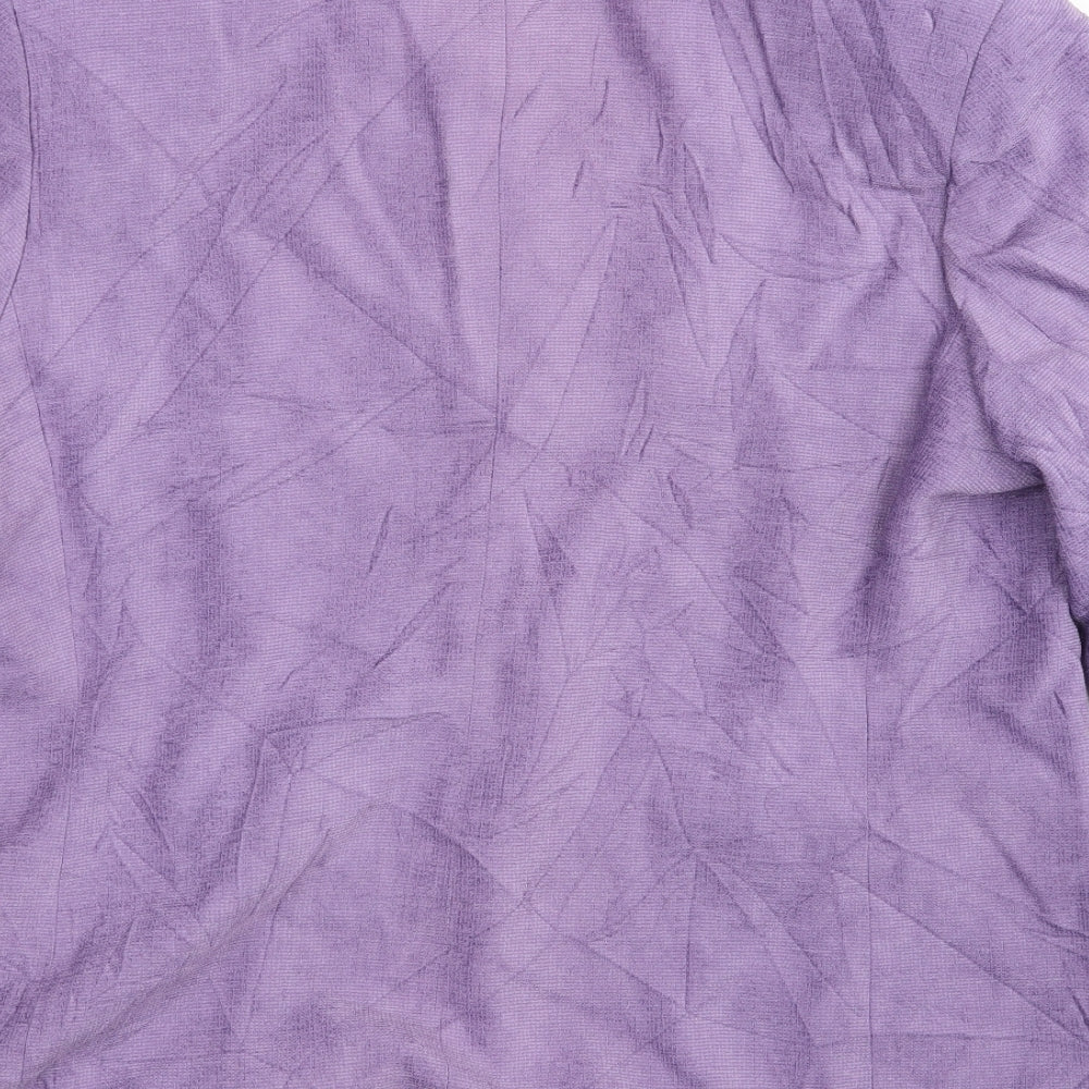 M&S Womens Purple   Jacket Blazer Size 20