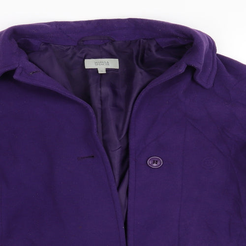 M&S Womens Purple   Jacket Blazer Size 22