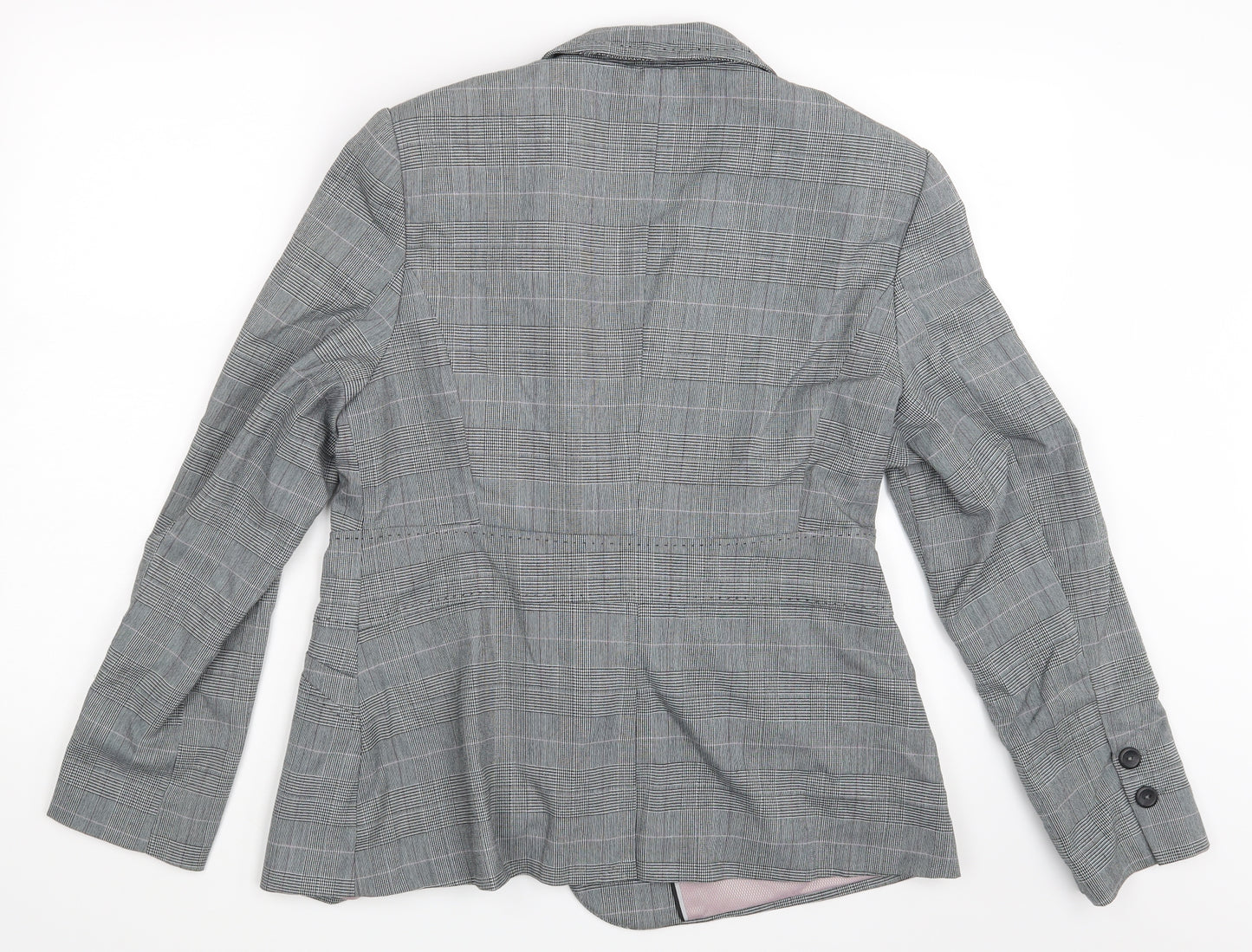 NEXT Womens Green Check  Jacket Blazer Size 16