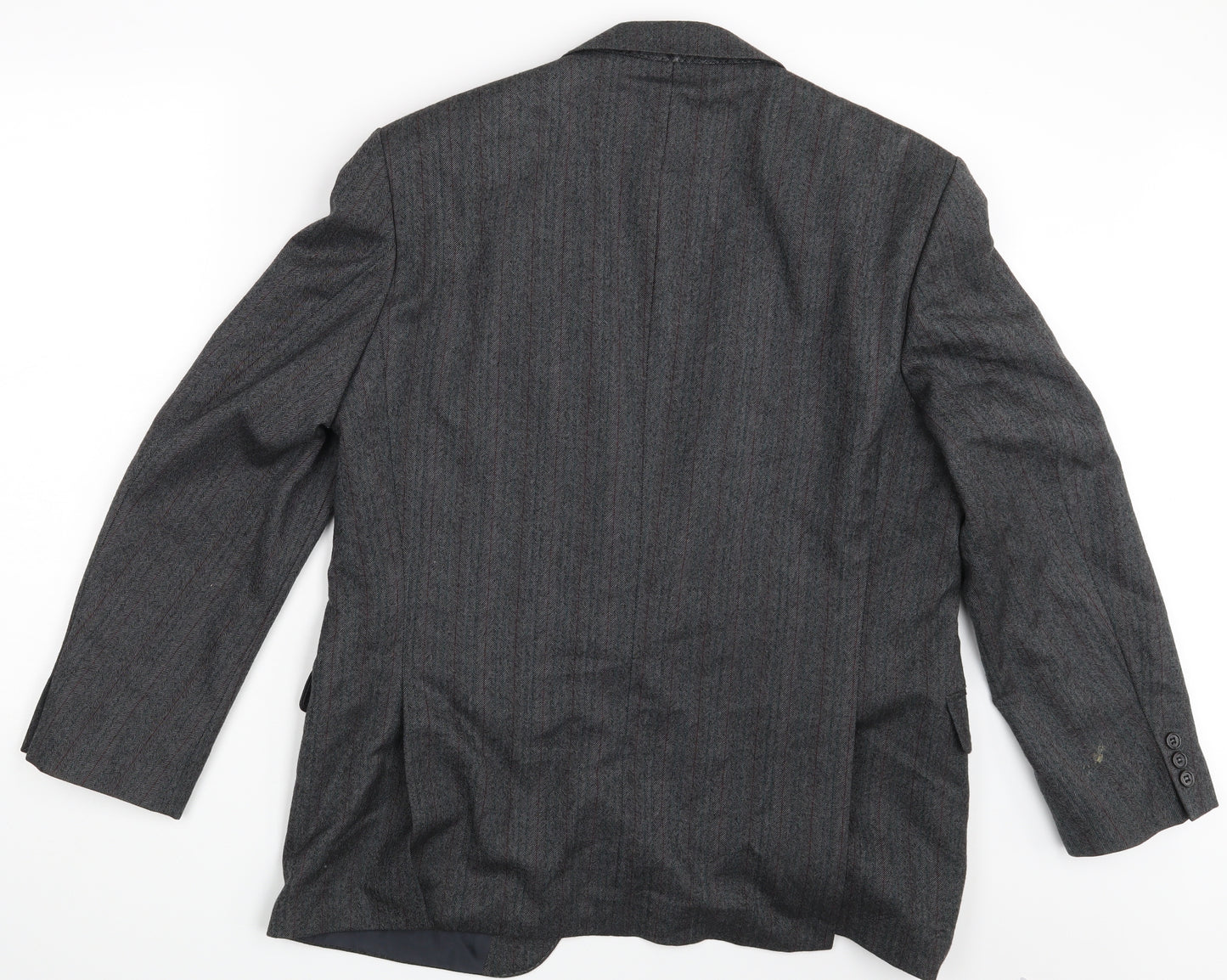 Westbury Mens Grey Check  Jacket Suit Jacket Size S