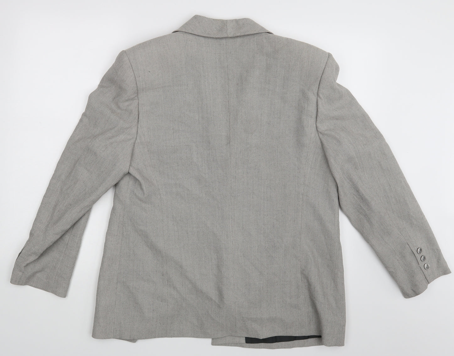 Eugen Klein  Womens Beige   Jacket Blazer Size 16