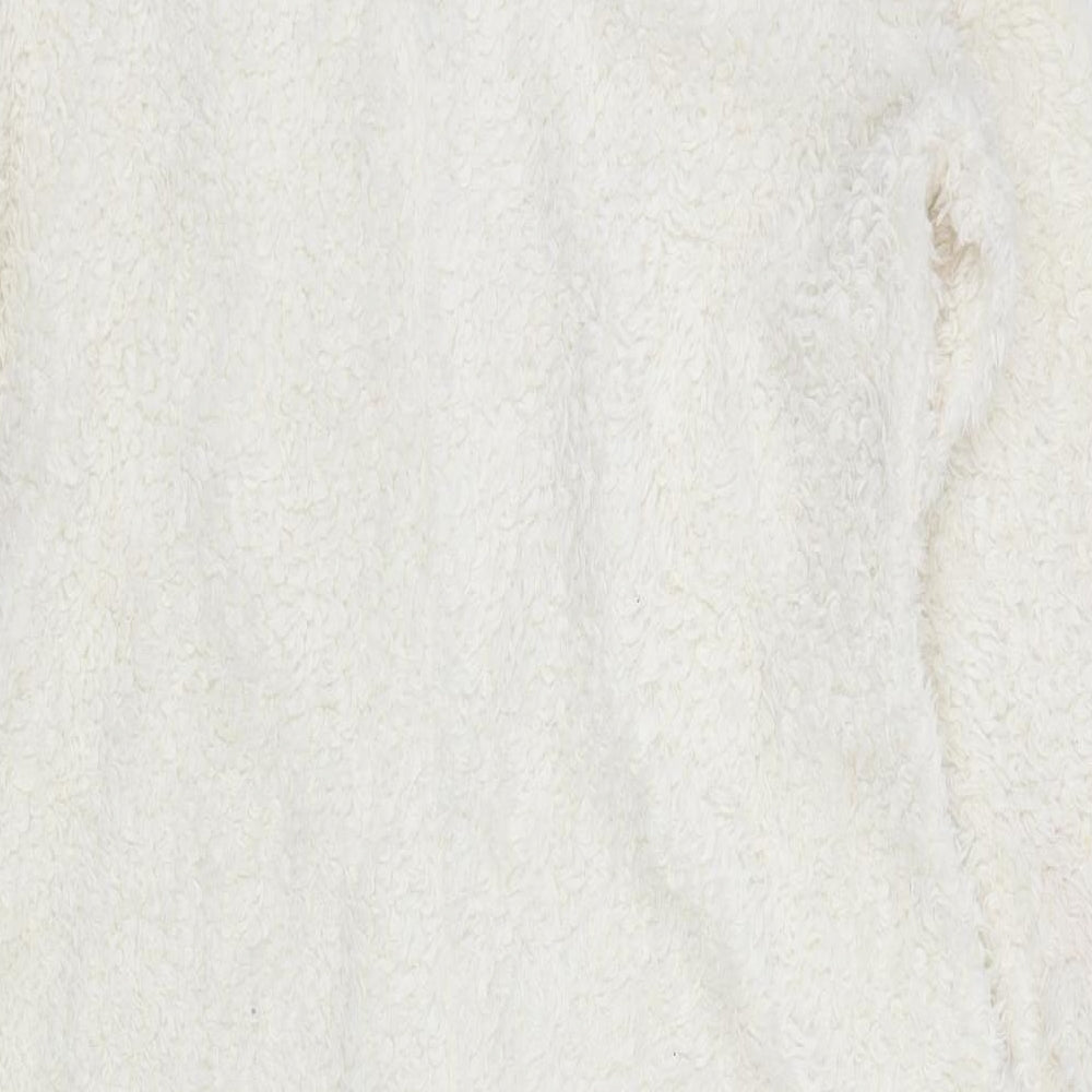 TU Womens Ivory Solid Microfibre Top One Piece Size M