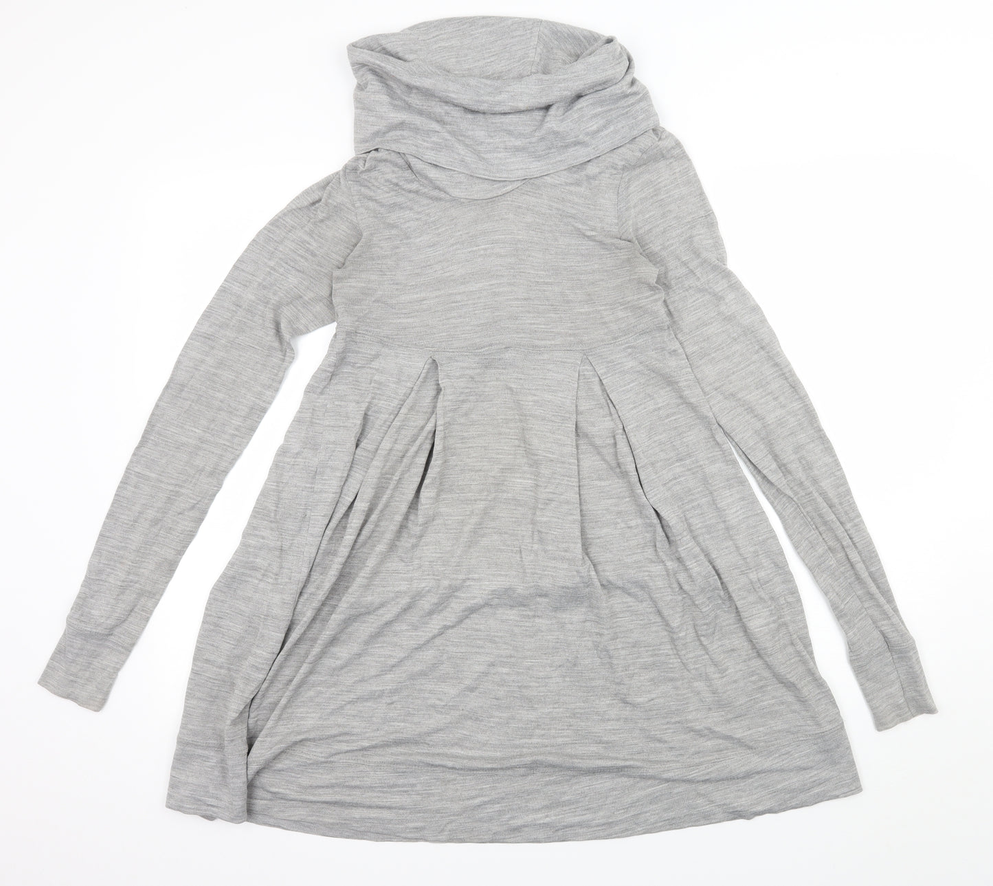 H&M Womens Grey  Jersey T-Shirt Dress  Size 8