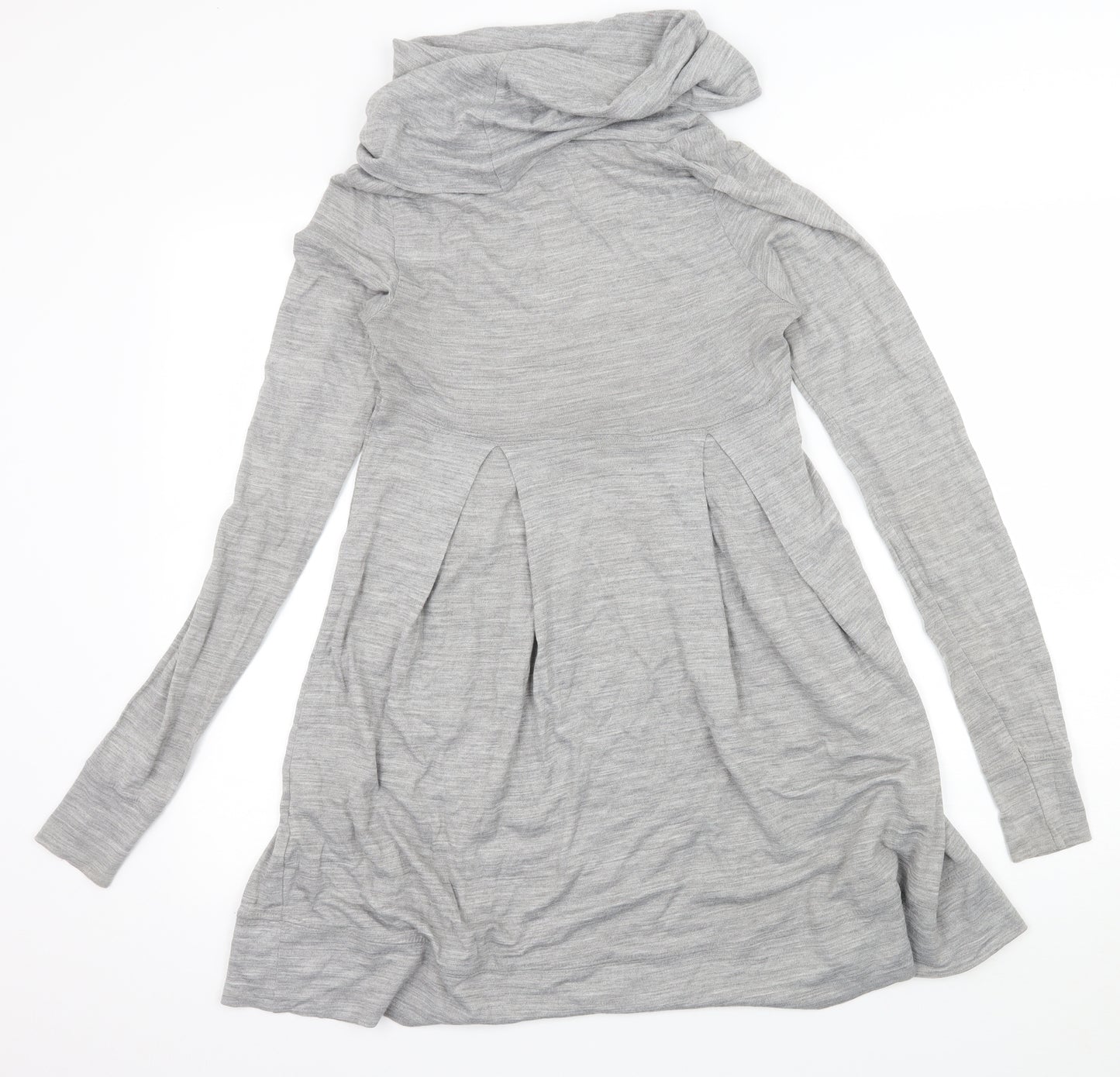 H&M Womens Grey  Jersey T-Shirt Dress  Size 8