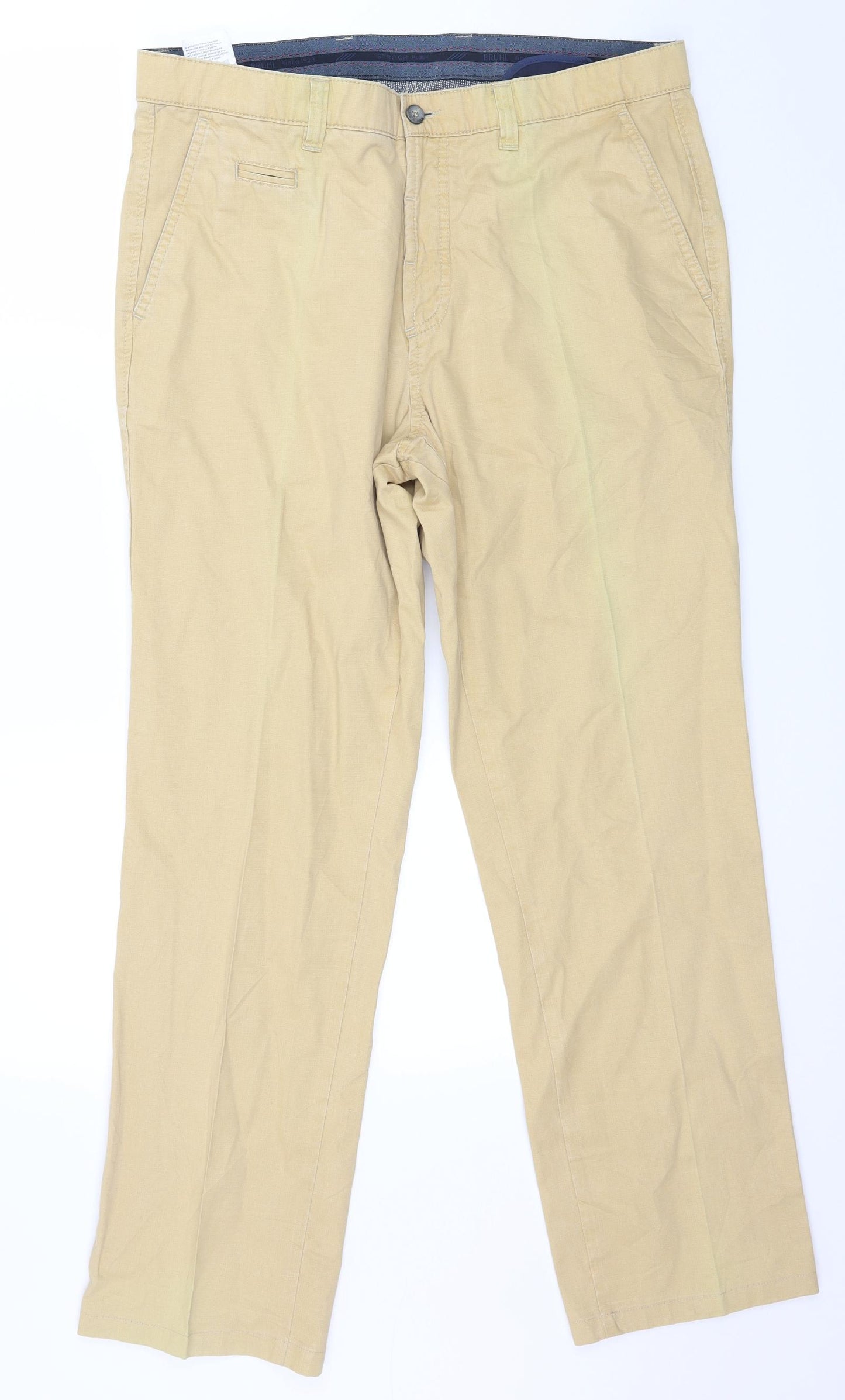 Bruhl Mens Brown   Trousers  Size 38 in L30 in