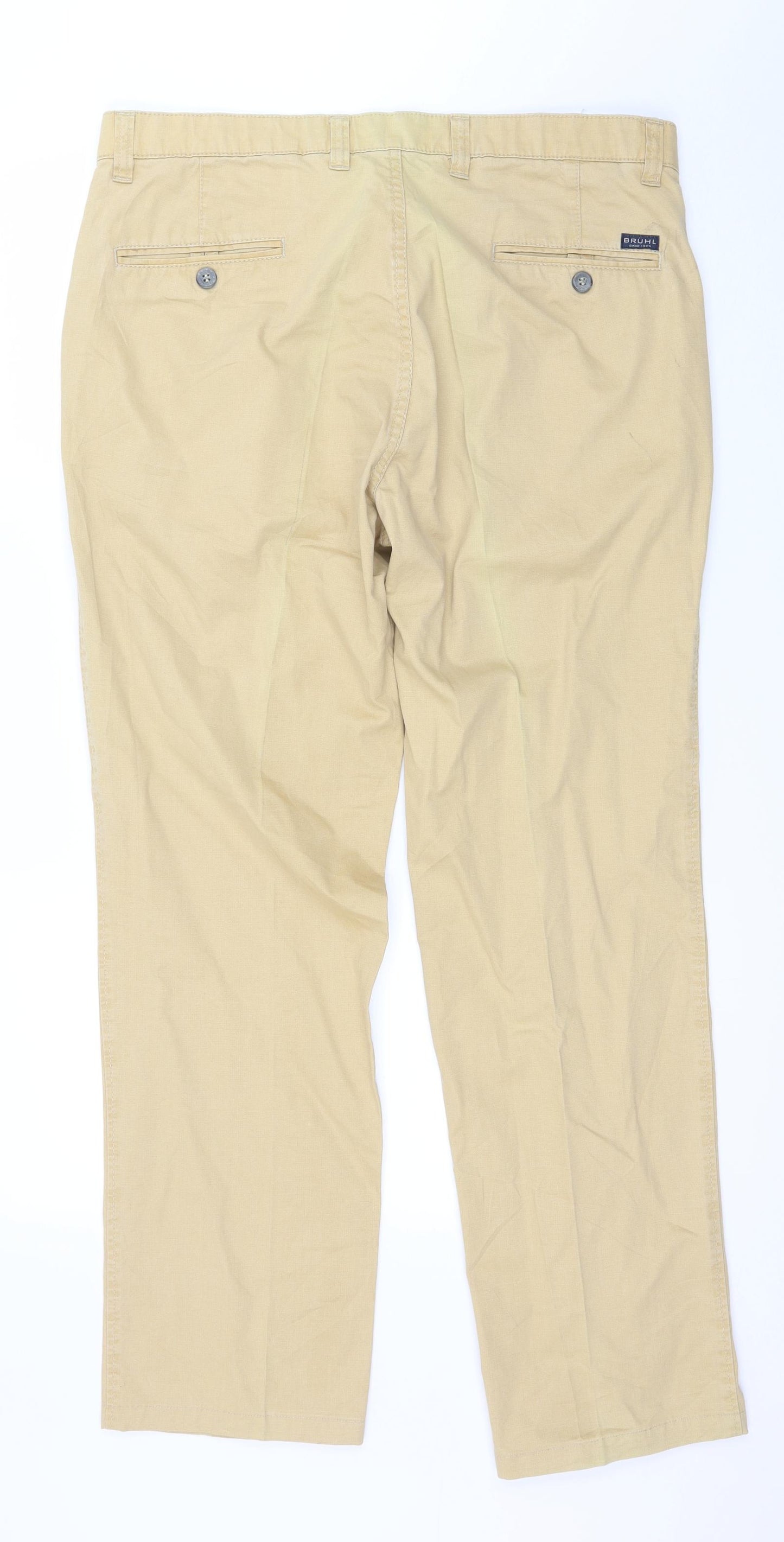 Bruhl Mens Brown   Trousers  Size 38 in L30 in