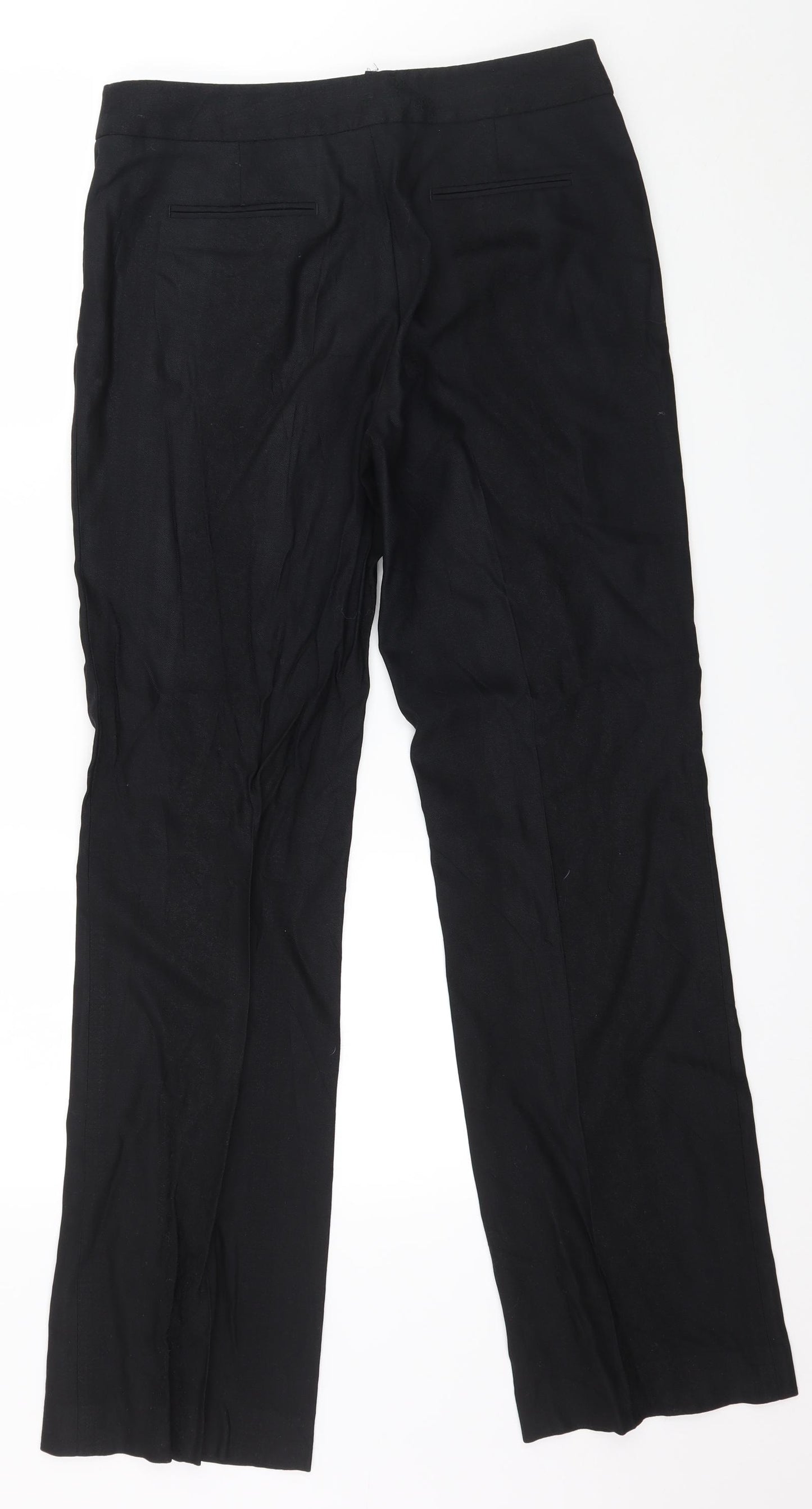 Marks and Spencer Womens Black   Trousers  Size 10 L32 in