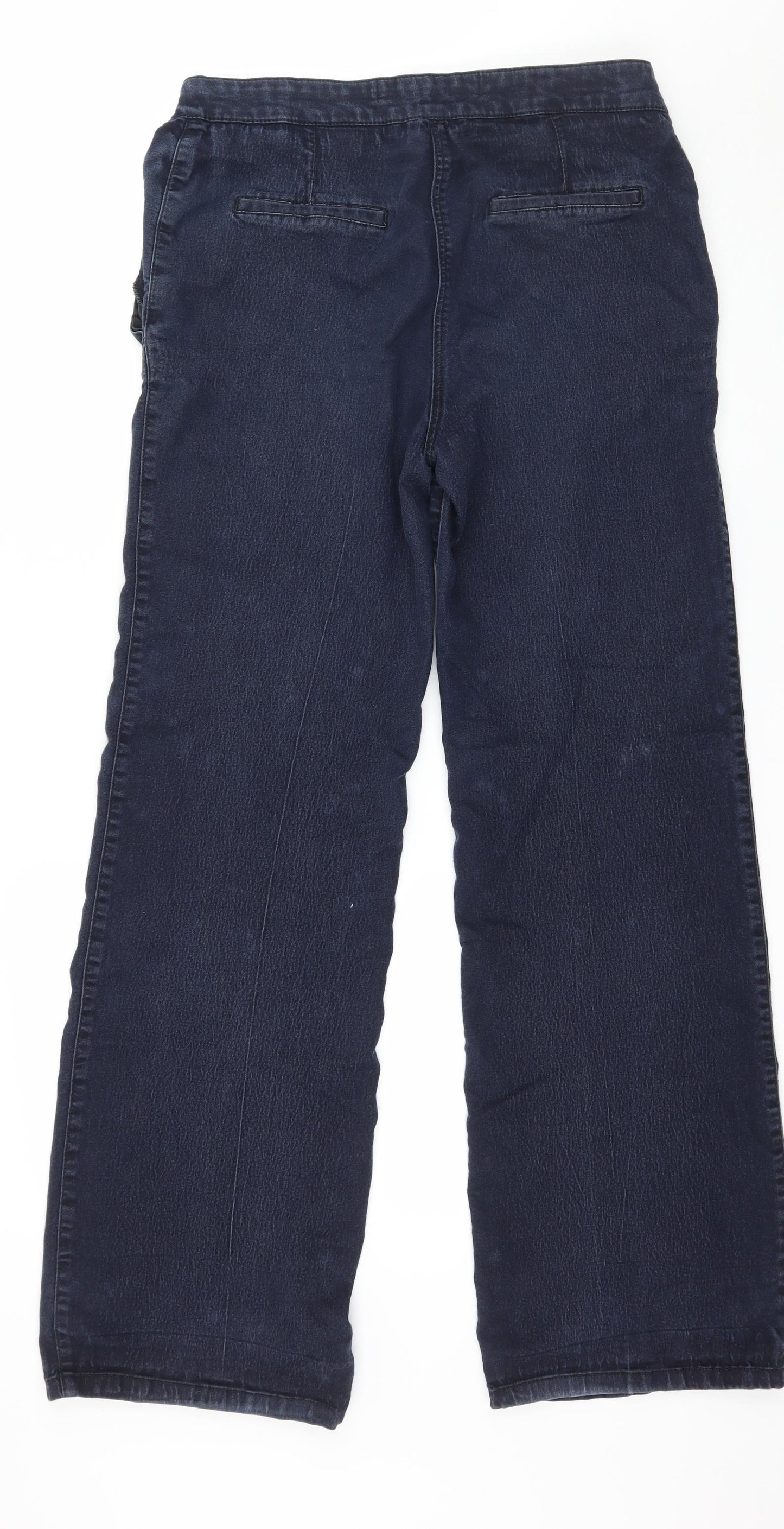 NEXT Womens Blue  Denim Straight Jeans Size 12 L30 in