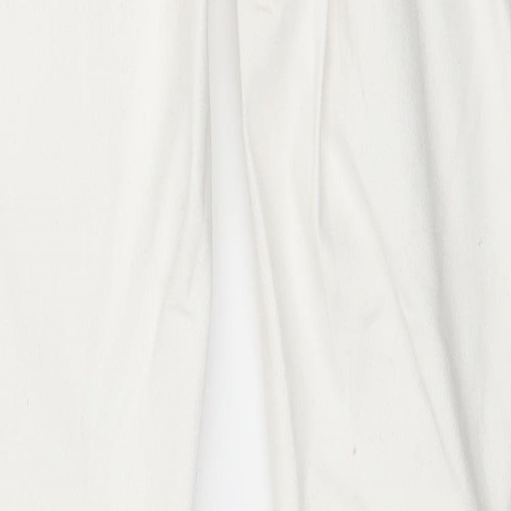 Denim & Co. Womens White  Denim Skinny Jeans Size 6 L30 in