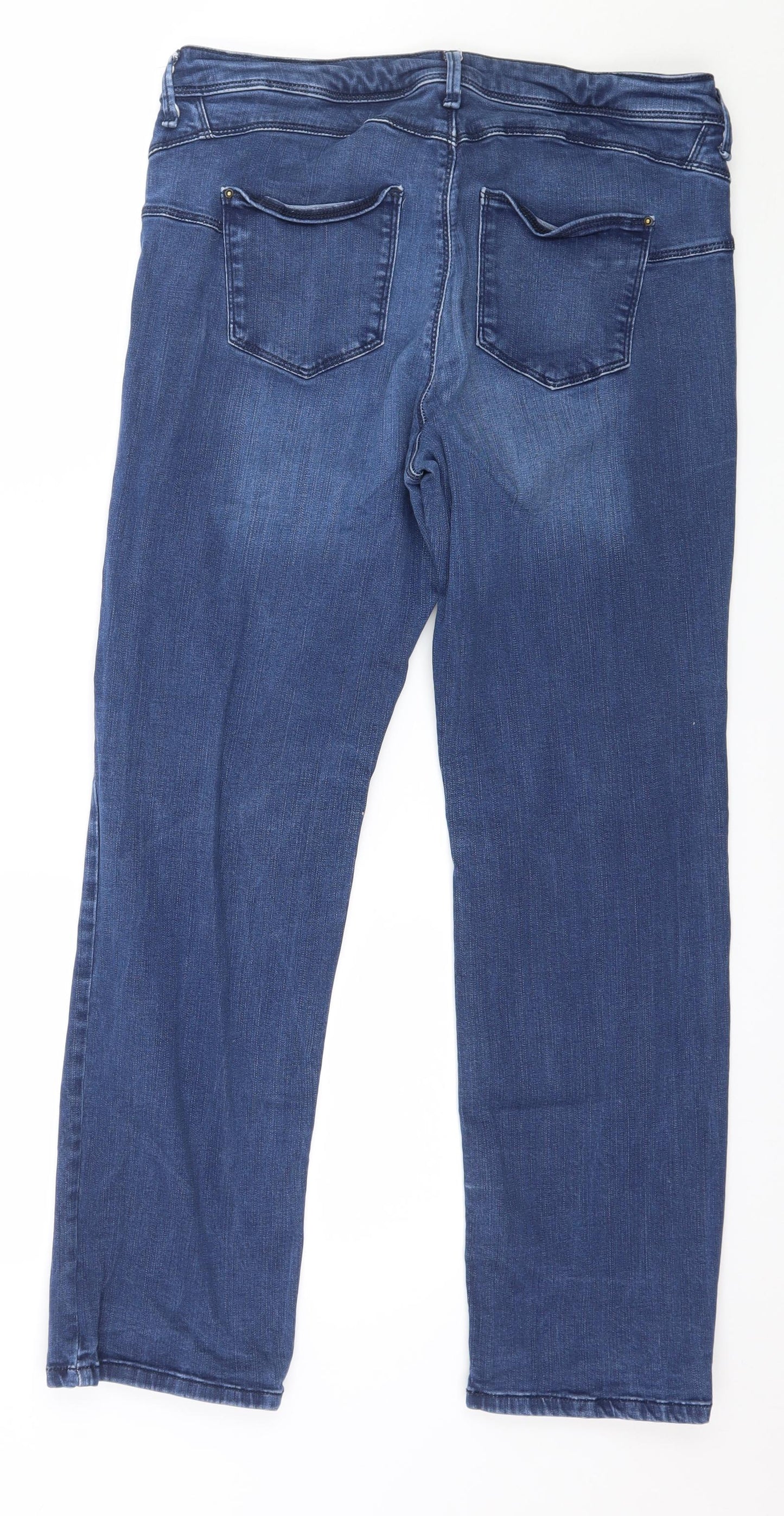 Marks and Spencer Womens Blue  Denim Skinny Jeans Size 16 L27 in