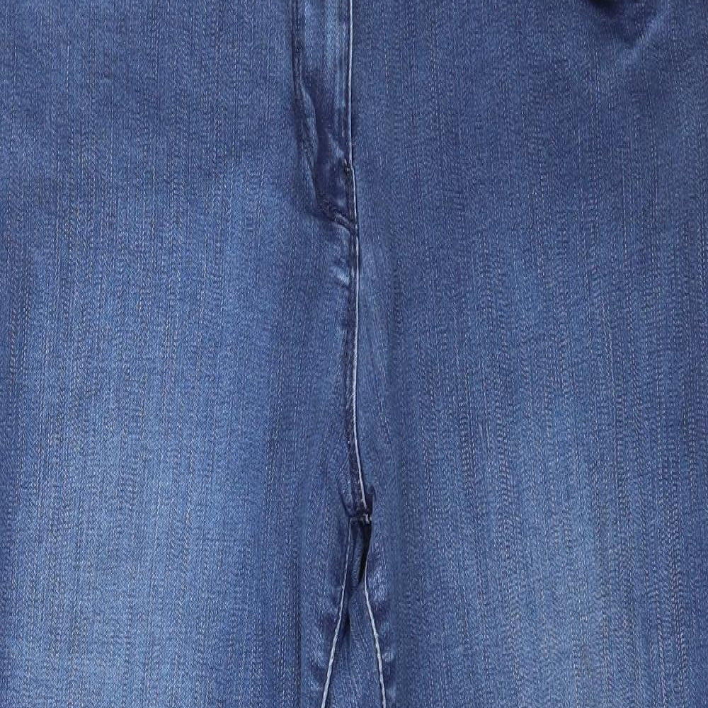 Marks and Spencer Womens Blue  Denim Skinny Jeans Size 16 L27 in
