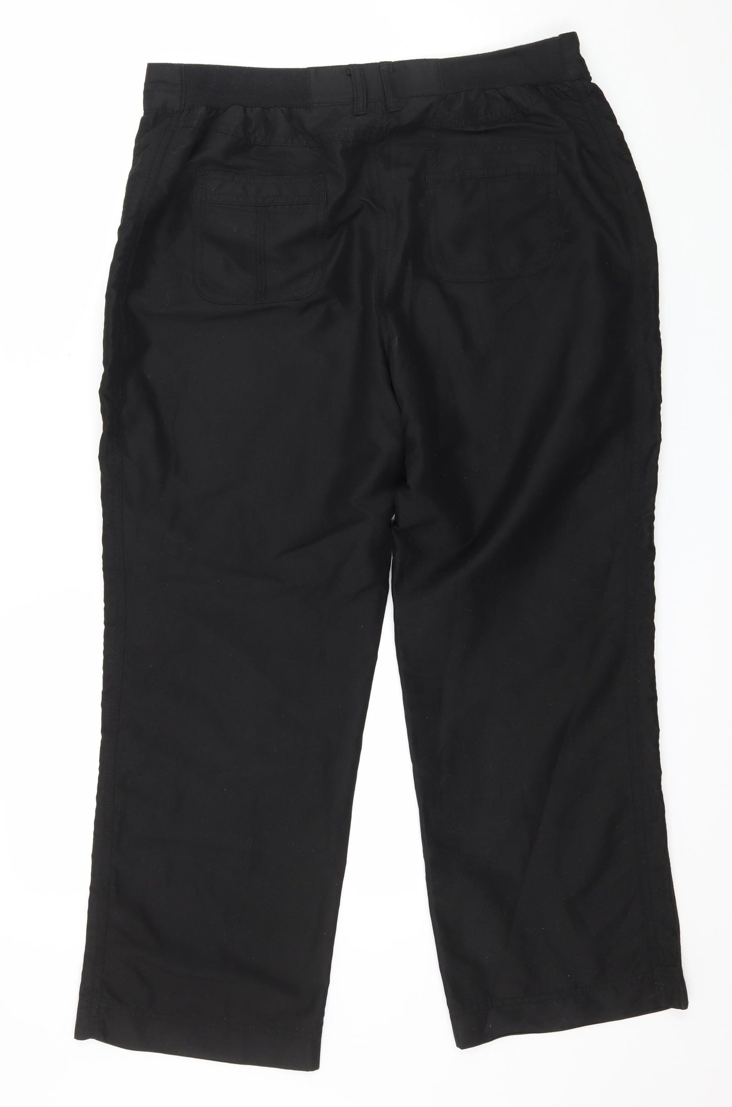 BHS Womens Black   Trousers  Size 14 L27 in