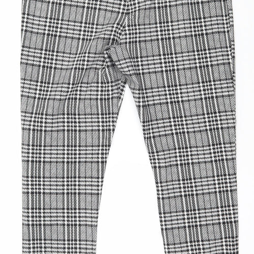 Primark Womens Black Houndstooth  Trousers  Size 18 L29 in