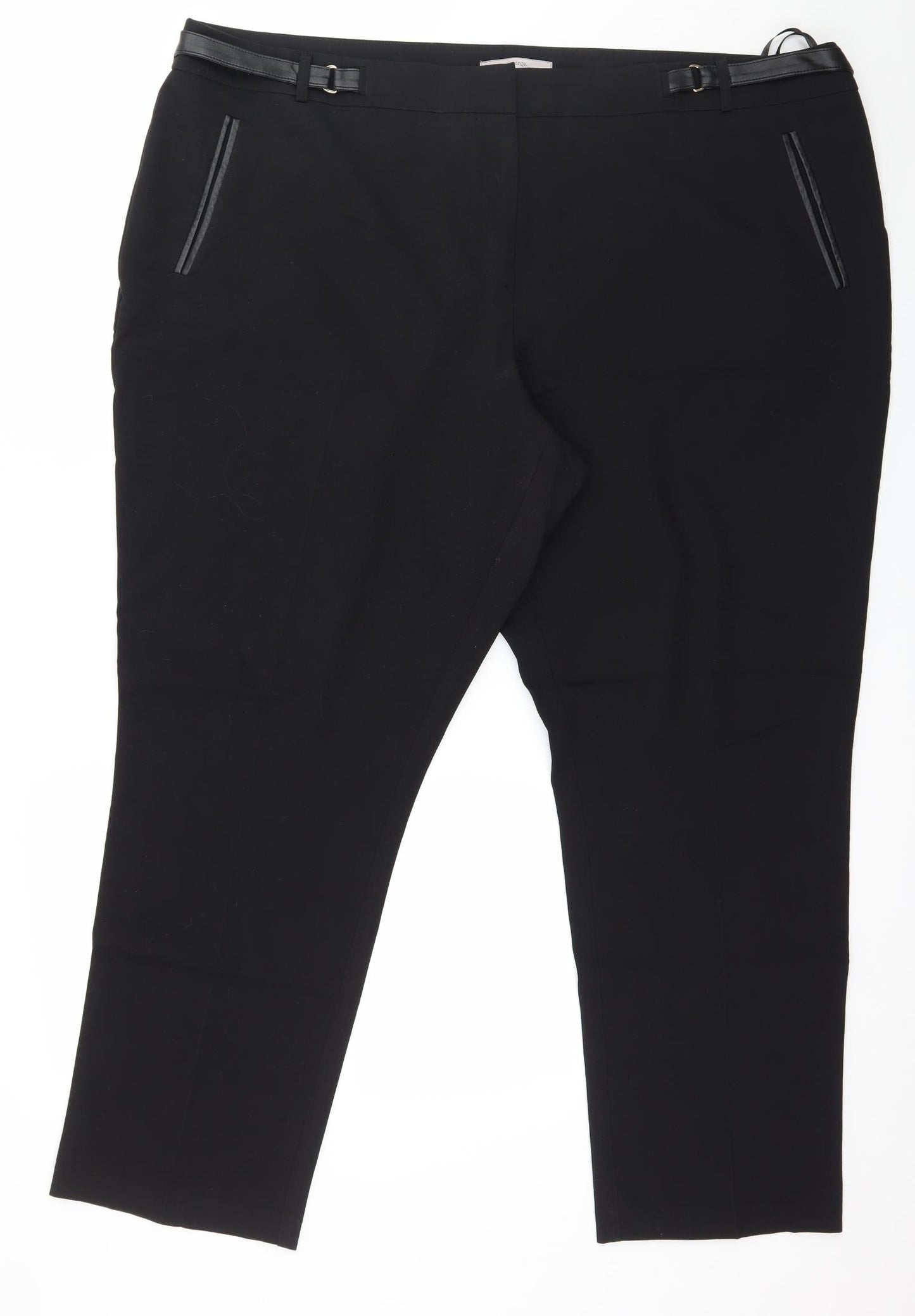 George Womens Black   Trousers  Size 22 L29 in
