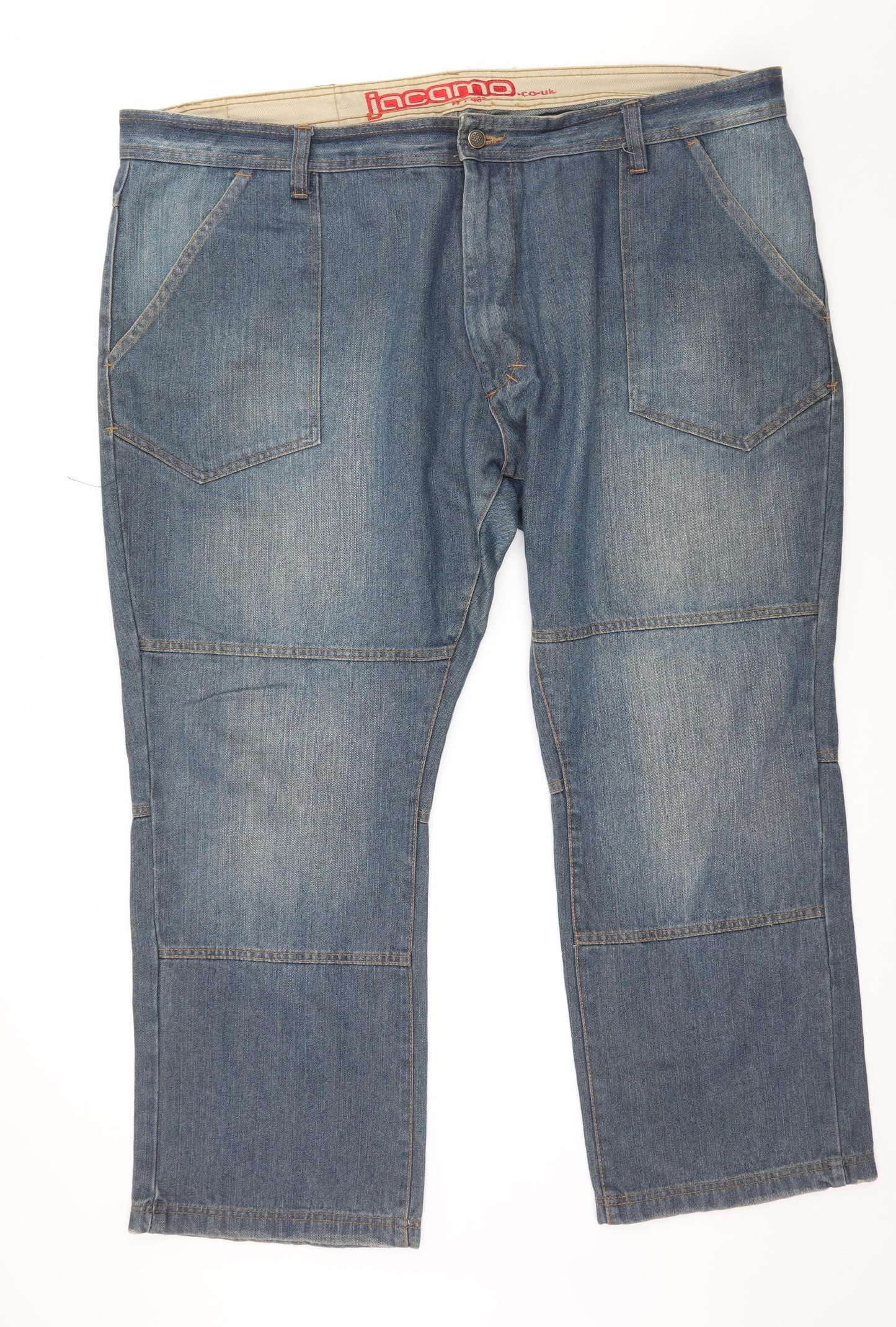 Jacamo Mens Blue  Denim Straight Jeans Size 48 in L29 in