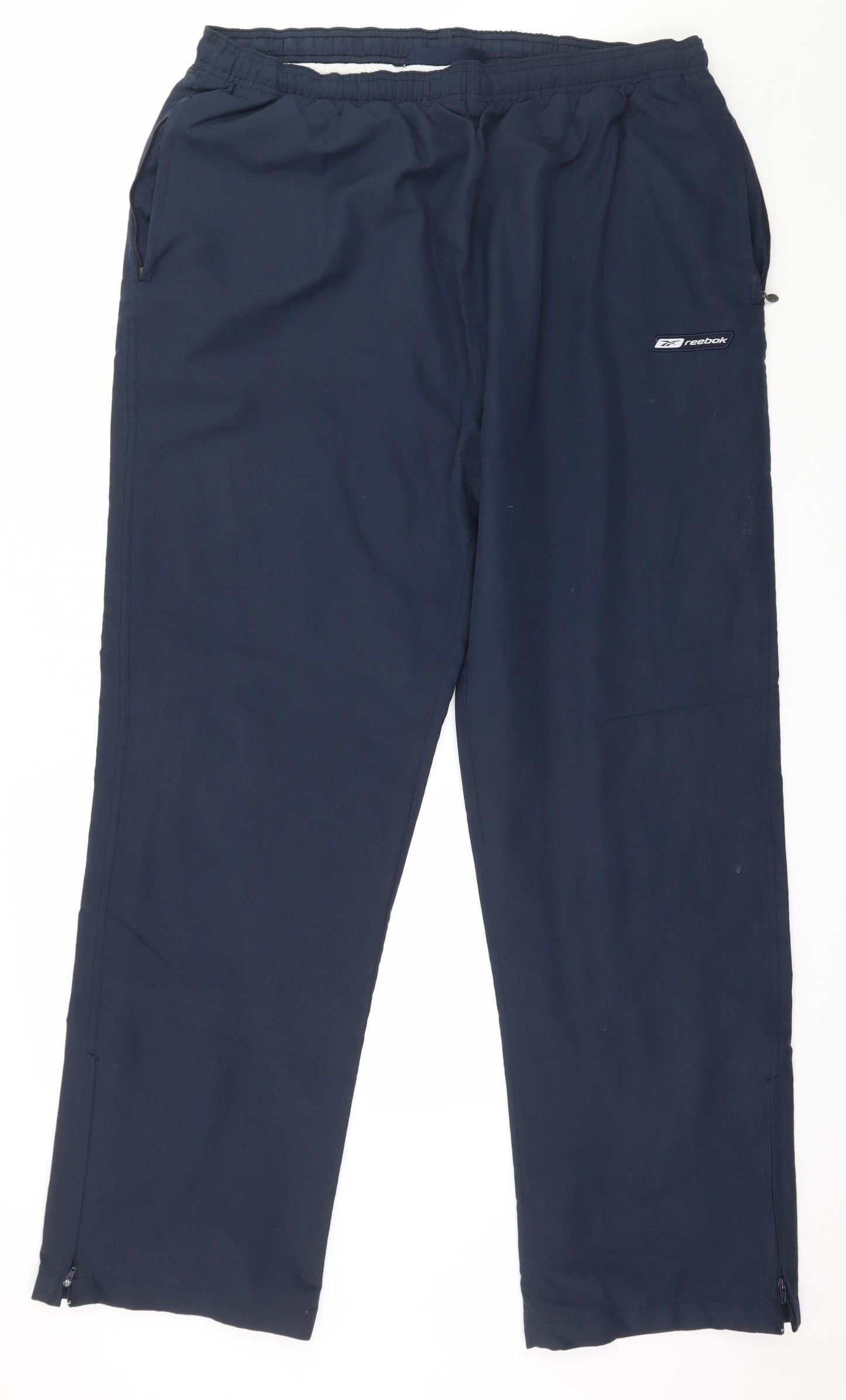 Reebok Mens Blue   Jogger Trousers Size XL L30 in