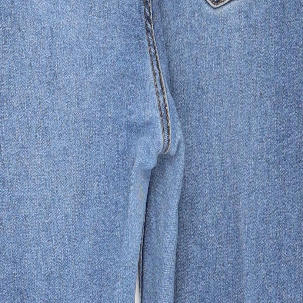 Denim & Co. Womens Blue  Denim Skinny Jeans Size 14 L27 in