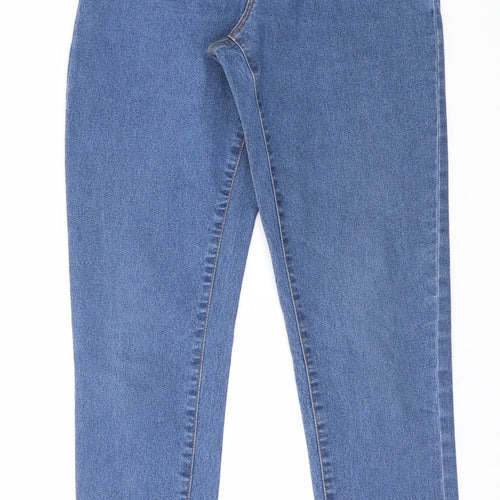 Denim & Co. Womens Blue  Denim Skinny Jeans Size 8 L29 in