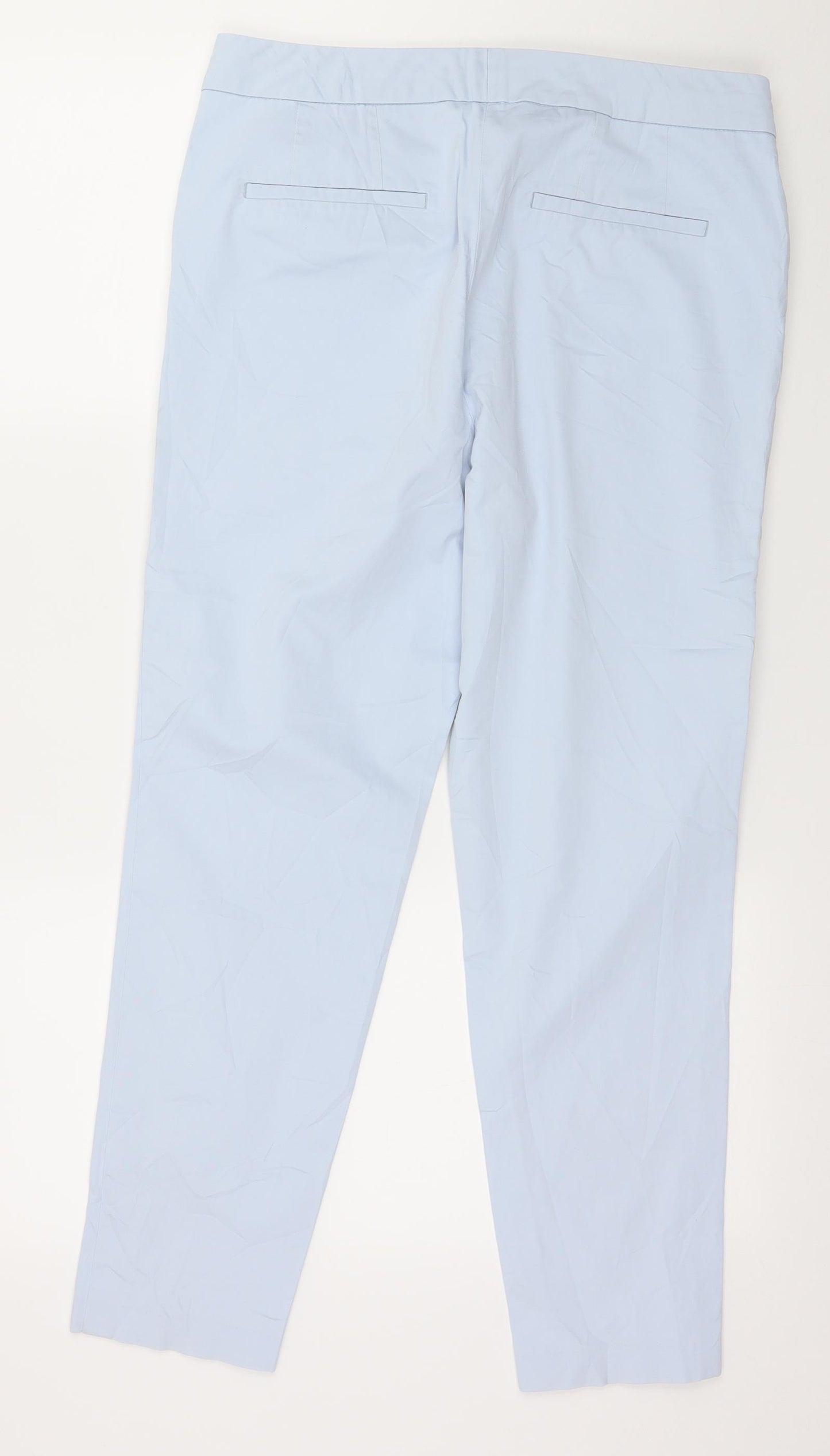 GARDEUR Womens Blue   Chino Trousers Size 14 L26 in