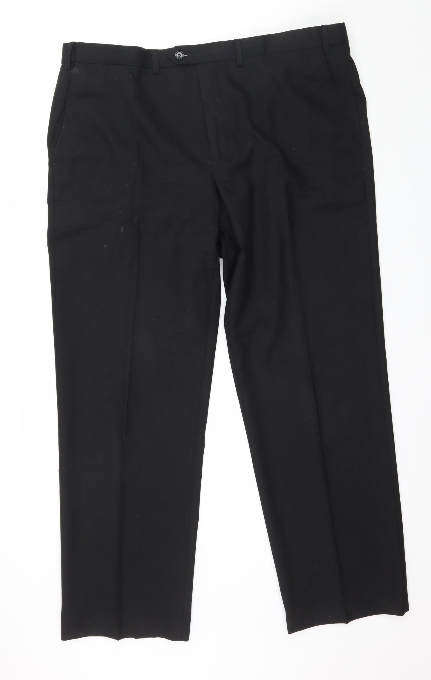 Marks and Spencer Mens Black   Trousers  Size 40 in L31 in