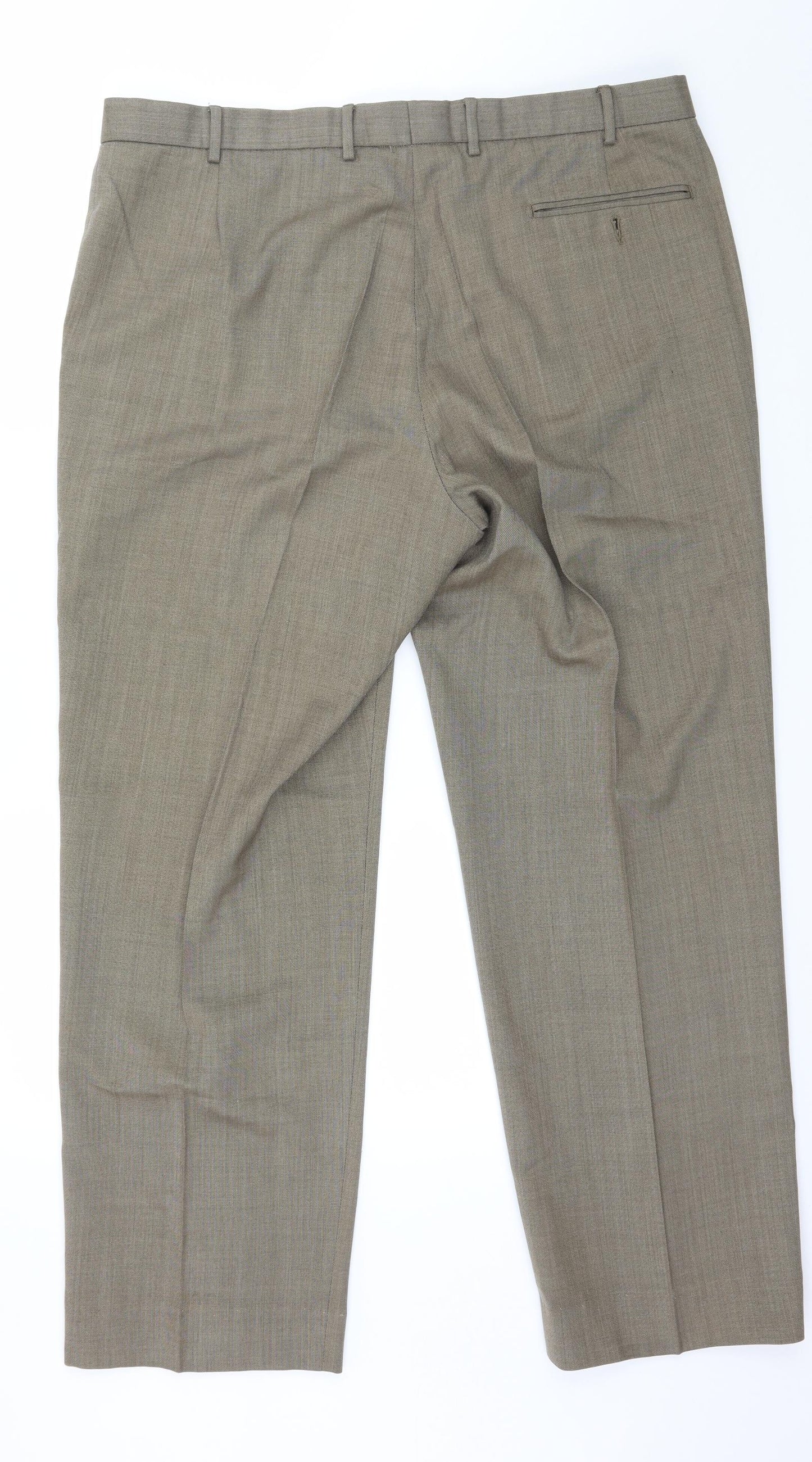 Marks and Spencer Mens Brown   Trousers  Size 40 in L33 in