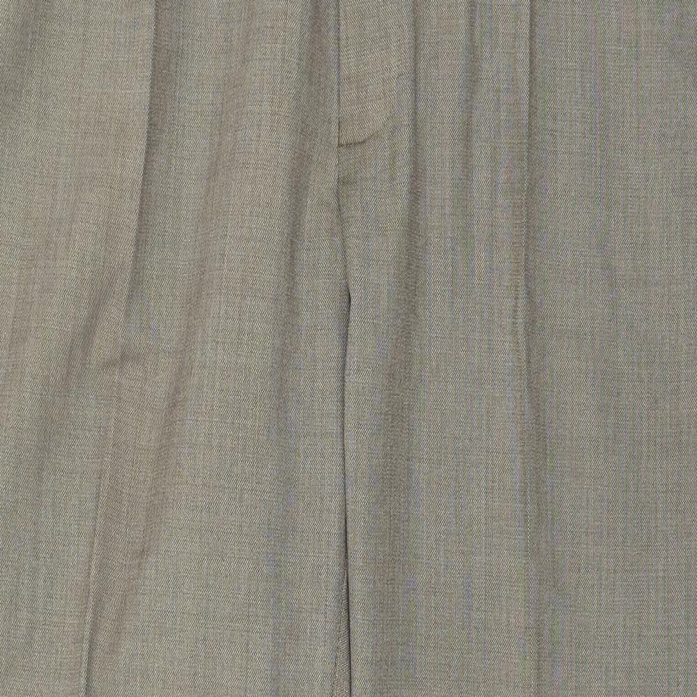 Marks and Spencer Mens Brown   Trousers  Size 40 in L33 in